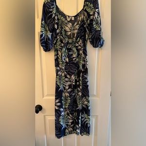 Maxi short sleeved dress